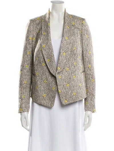 Pre-owned Chloé Silk Printed Blazer In Multi