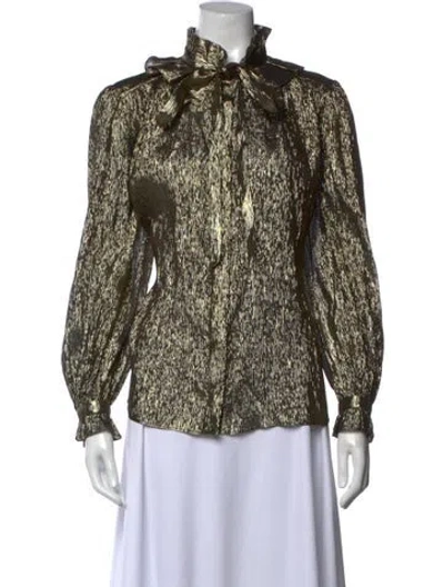 Pre-owned Chloé Silk Printed Blouse In Multi