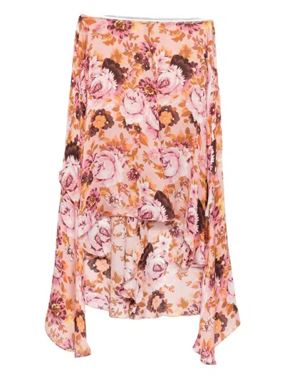 CHLOÉ CHLOÈ SILK PRINTED SKIRT