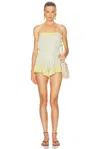 Chloé Organic Silk Romper In Neutral
