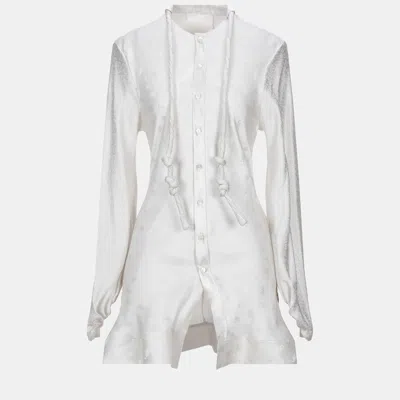 Pre-owned Chloé Silk Shirt 38 In White