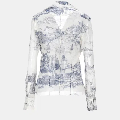 Pre-owned Chloé Silk Shirt 40 In White