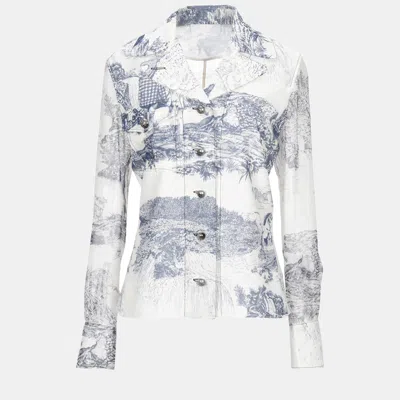 Pre-owned Chloé Silk Shirt 42 In Multicolor