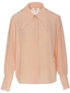 Chloé Long-sleeved Shirt In Pink