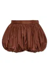 Chloé Bubble Shorts In Brown
