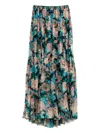Chloé Gathered Skirt In Blue