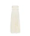 Chloé Chloè Silk Long Dress In White