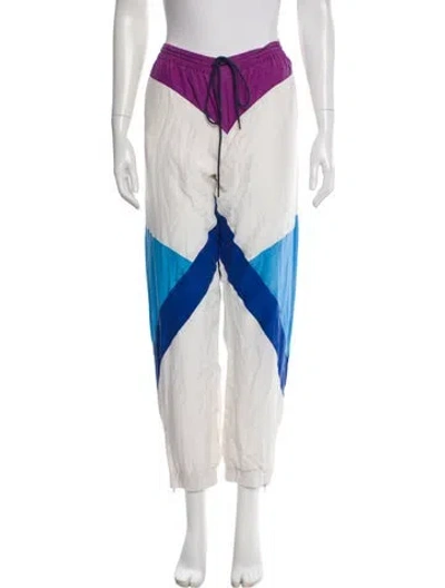 Pre-owned Chloé Silk Sweatpants In White