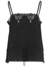 Chloé Silk Top In Black