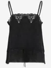 Chloé Silk Top In Black