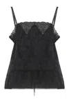 Chloé Silk Top In Black