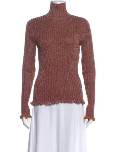 Pre-owned Chloé Silk Turtleneck Top