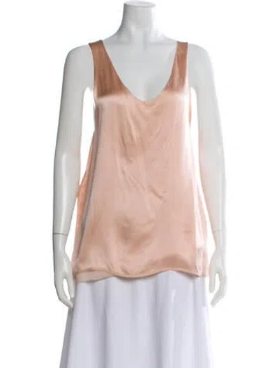 Pre-owned Chloé Silk V-neck Blouse In Multi