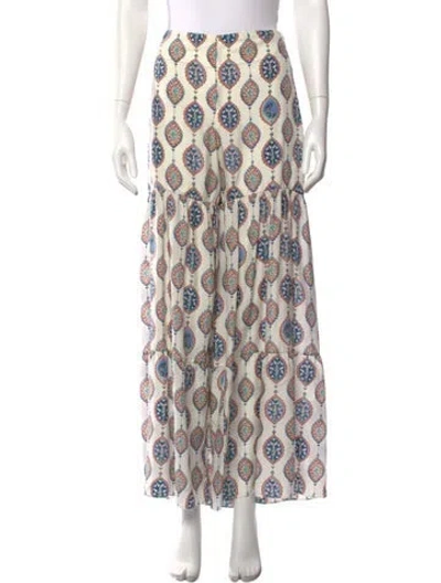 Pre-owned Chloé Silk Wide Leg Pants In Neutral