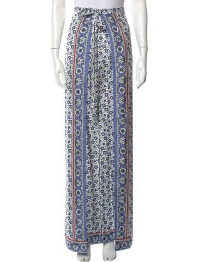 Pre-owned Chloé Silk Wide Leg Pants W/ Tags In Multi