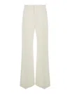 Chloé White Flared Trousers In White