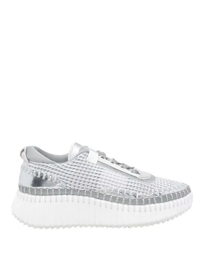 Chloé Silver Nama Sneakers