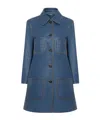 Chloé Single-breasted Coat In Blue