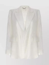 CHLOÉ SINGLE-BREASTED STRUCTURED BLAZER 3/4 SLEEVES