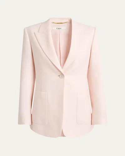 CHLOÉ SINGLE-BREASTED TAILORED JACKET
