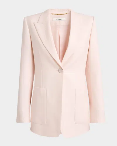 CHLOÉ SINGLE-BREASTED TAILORED JACKET