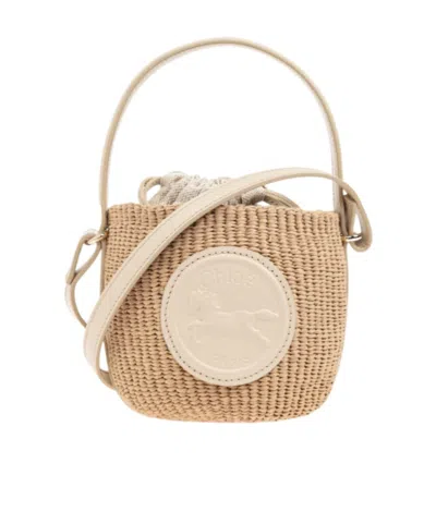 CHLOÉ CHLOÉ MINI HORSE MEDAL BASKET BAG