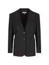 Chloé Single-breasted Wool Blazer In Black