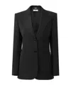 Chloé Single-breasted Wool Blazer In Black