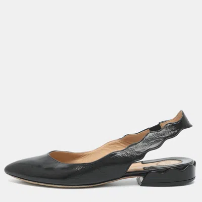 Pre-owned Chloé Size 36 Black Patent Leather Pumps