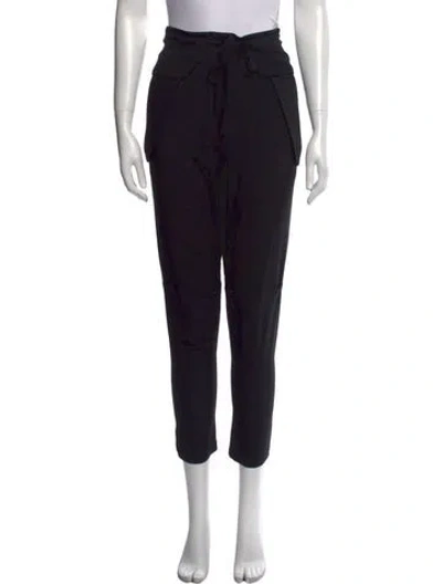 Pre-owned Chloé Skinny Leg Pants In Black