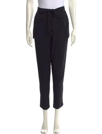 Pre-owned Chloé Skinny Leg Pants In Black