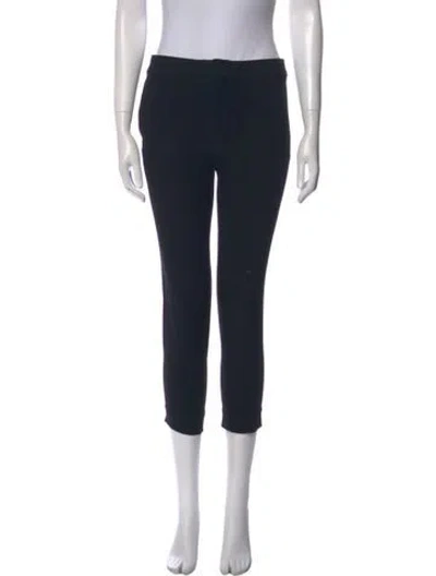 Pre-owned Chloé Skinny Leg Pants In Black
