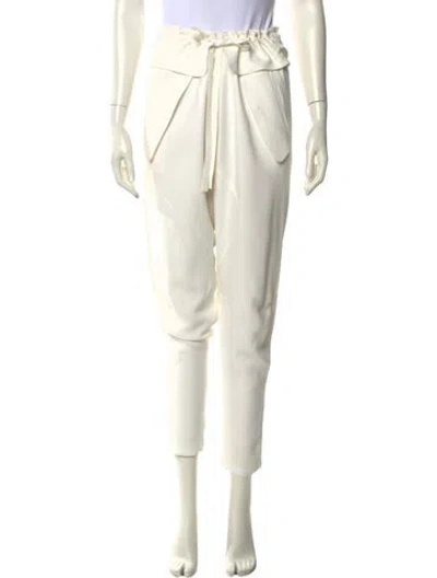 Pre-owned Chloé Skinny Leg Pants In Neutral