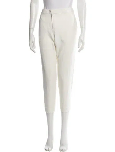 Pre-owned Chloé Skinny Leg Pants In Neutral