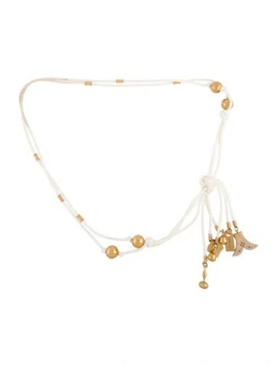 Pre-owned Chloé Skinny Waist Belt In Neutral