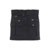 Chloé Cargo Mini Skirt In Blue