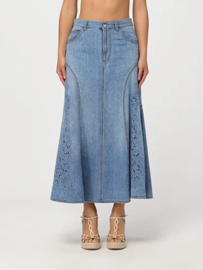 Chloé Skirt  Woman Colour Blue