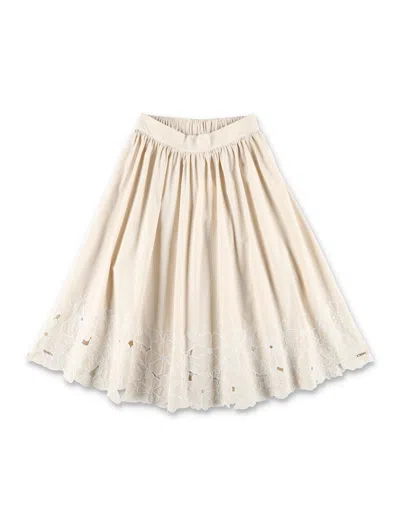 Chloé Kids' Skirt Midi In White