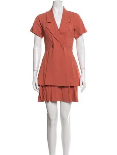Pre-owned Chloé Skirt Set In Orange