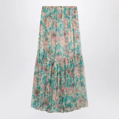 CHLOÉ CHLOÉ SKIRT WITH FLORAL PRINT