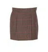 Chloé Mini Check Skirt