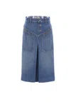 Chloé A-line Silhouette Midi Length Skirt