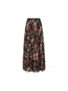 Chloé High-low Sleeveless Jumpsuit In Silk Charmeuse In Black