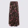 Chloé High-low Sleeveless Jumpsuit In Silk Charmeuse In Black