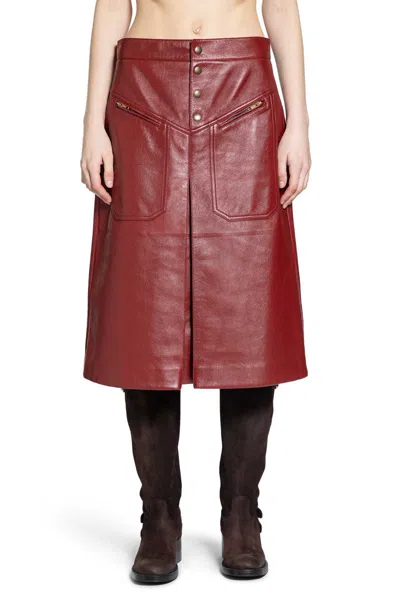 Chloé Skirts In Burgundy