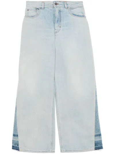 CHLOÉ SKY BLUE WIDE LEG JEANS