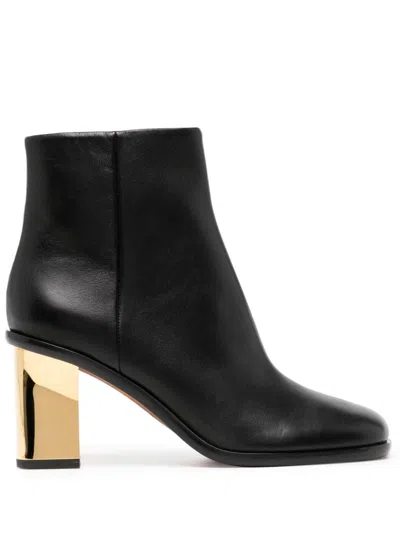 Chloé Sleek Black Leather Boots For Women
