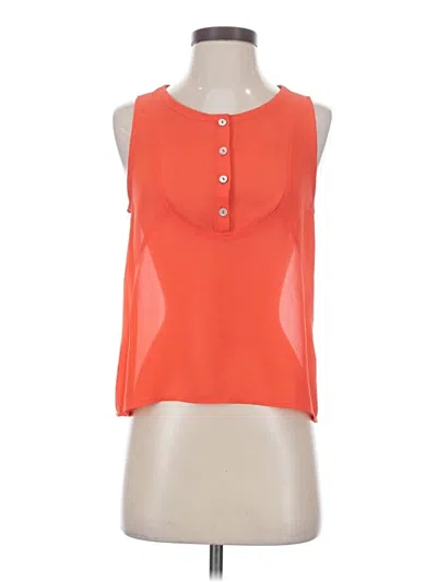 Pre-owned Chloé Sleeveless Blouse In Orange