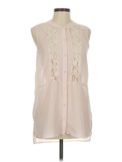Pre-owned Chloé Sleeveless Blouse In White