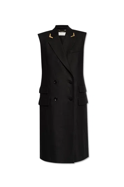 Chloé Sleeveless Coat In Black